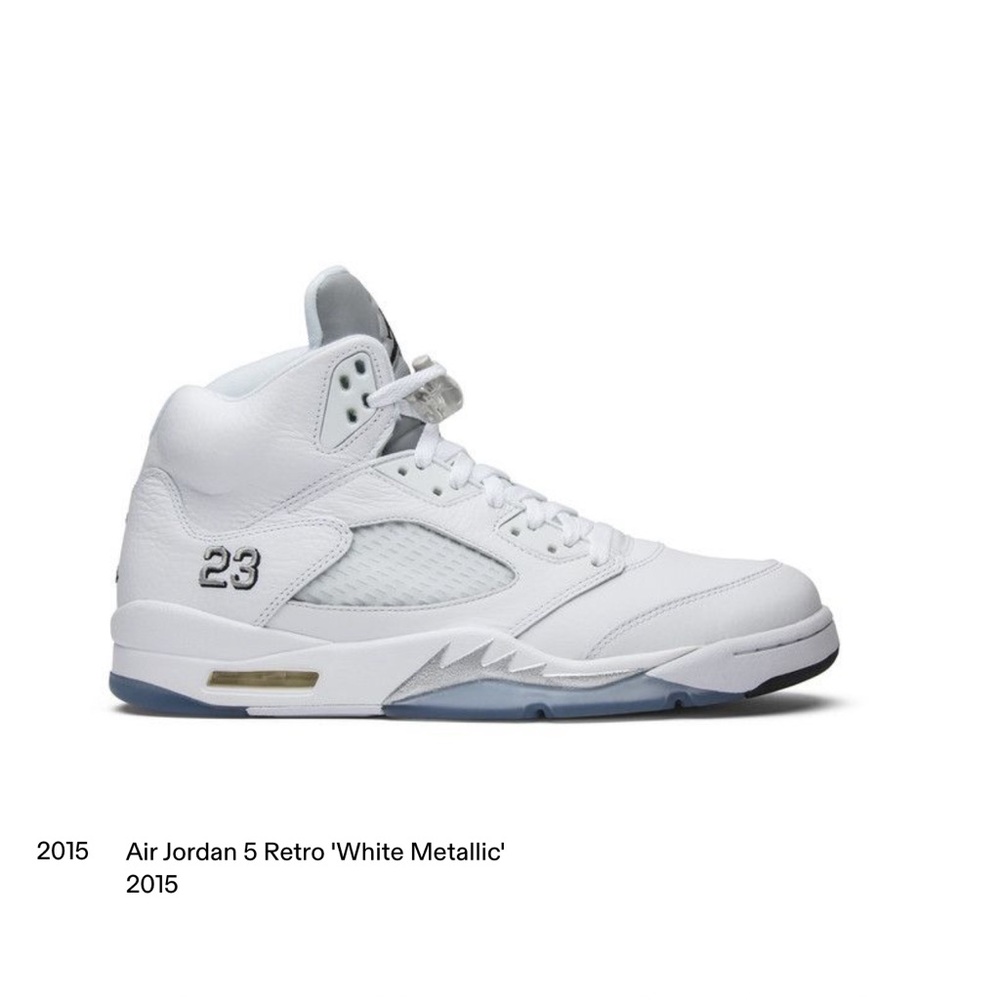 Nike Air Jordan 5 Retro ‘White Metallic’